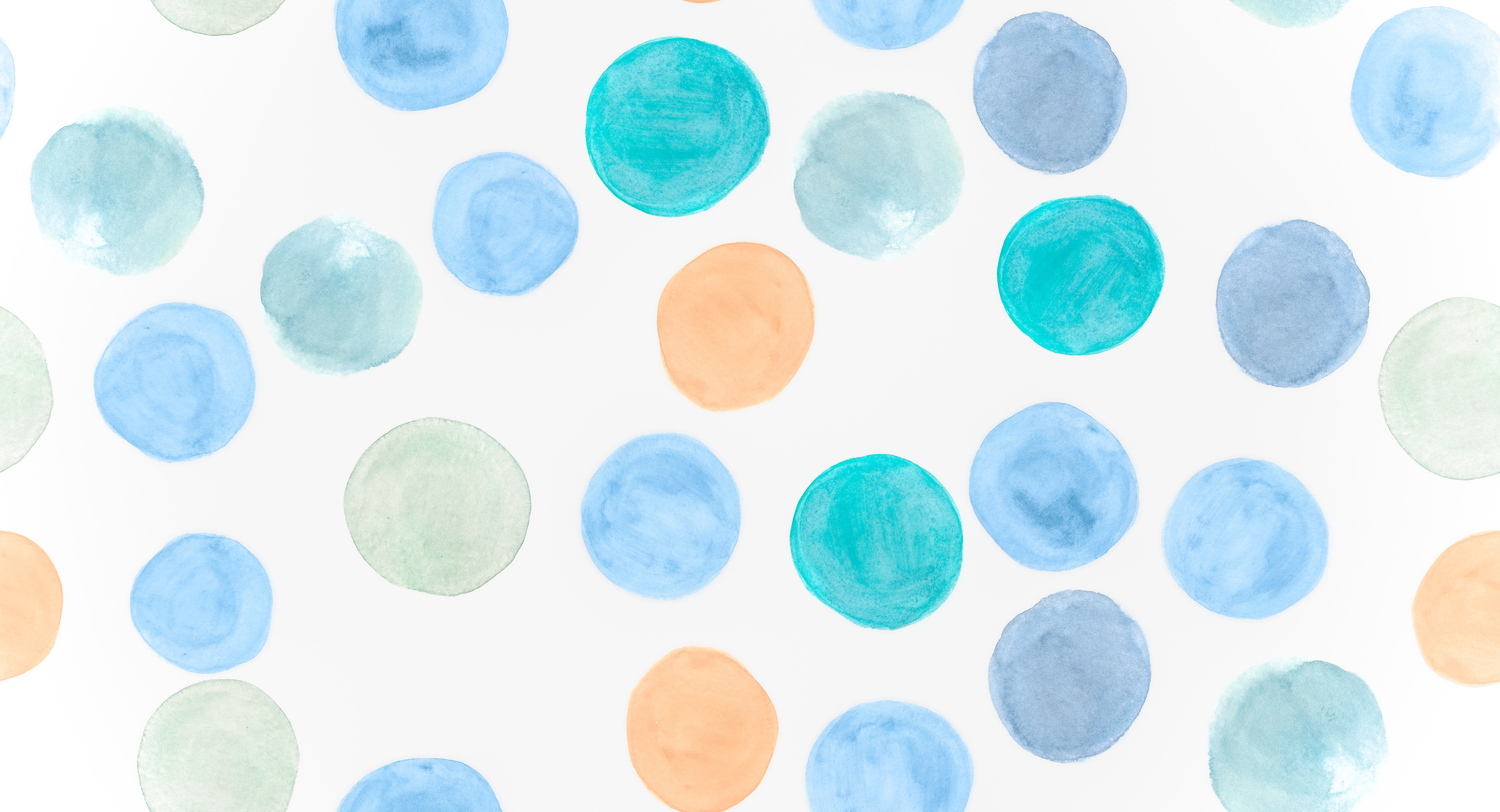 Polka dots watercolor circles repeat.