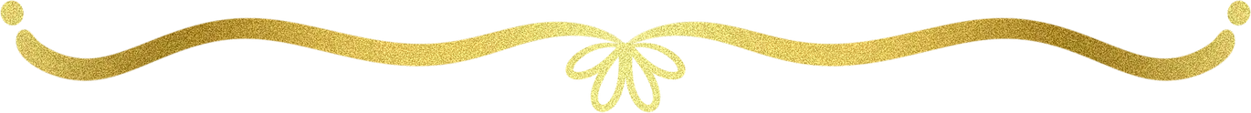 Gold underline decoration