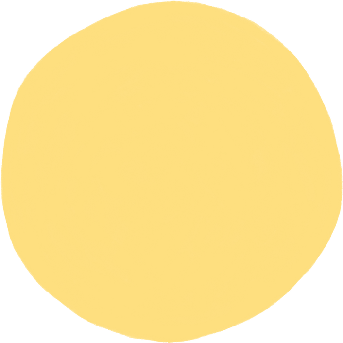 Yellow hand drawn circle