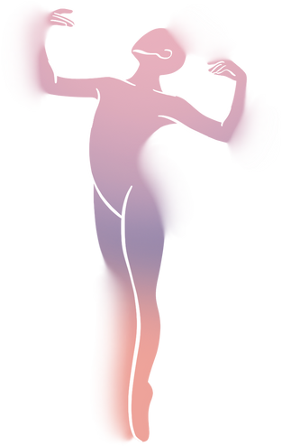 Ethereal Gradient Glow Dancer